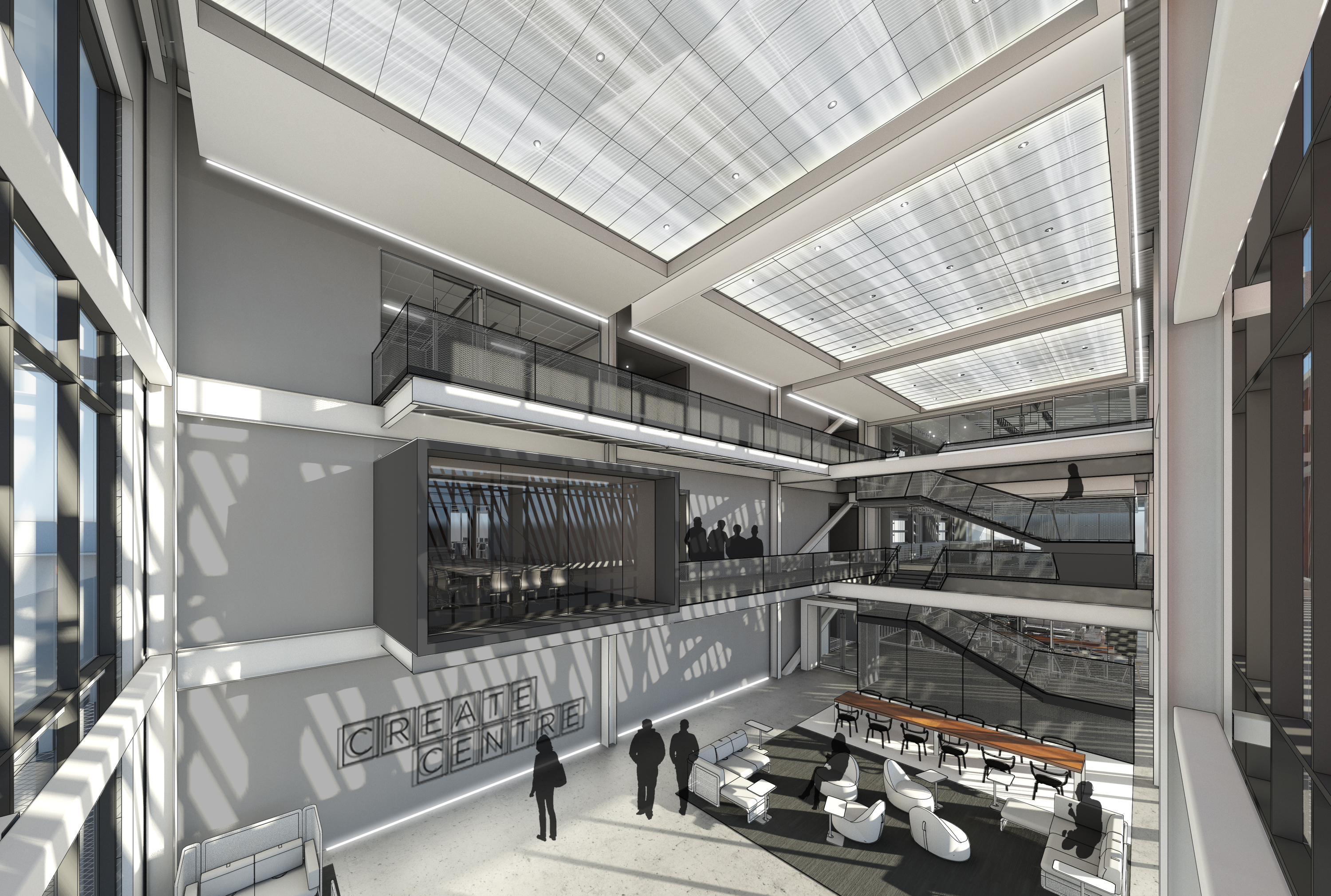 Shaw Create Centre - Atrium View