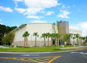 The new Broad Area Maritime Surveillance Center at Naval Air Station Jacksonville has received a prestigious engineering design award from the Georgia Chapter of the American Council of Engineering Companies. (PRNewsfoto/Burns & McDonnell)