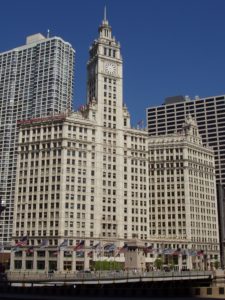 Wrigley Building in Chicago. 
