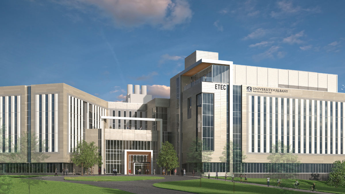 Rendering of the University of Albany ET