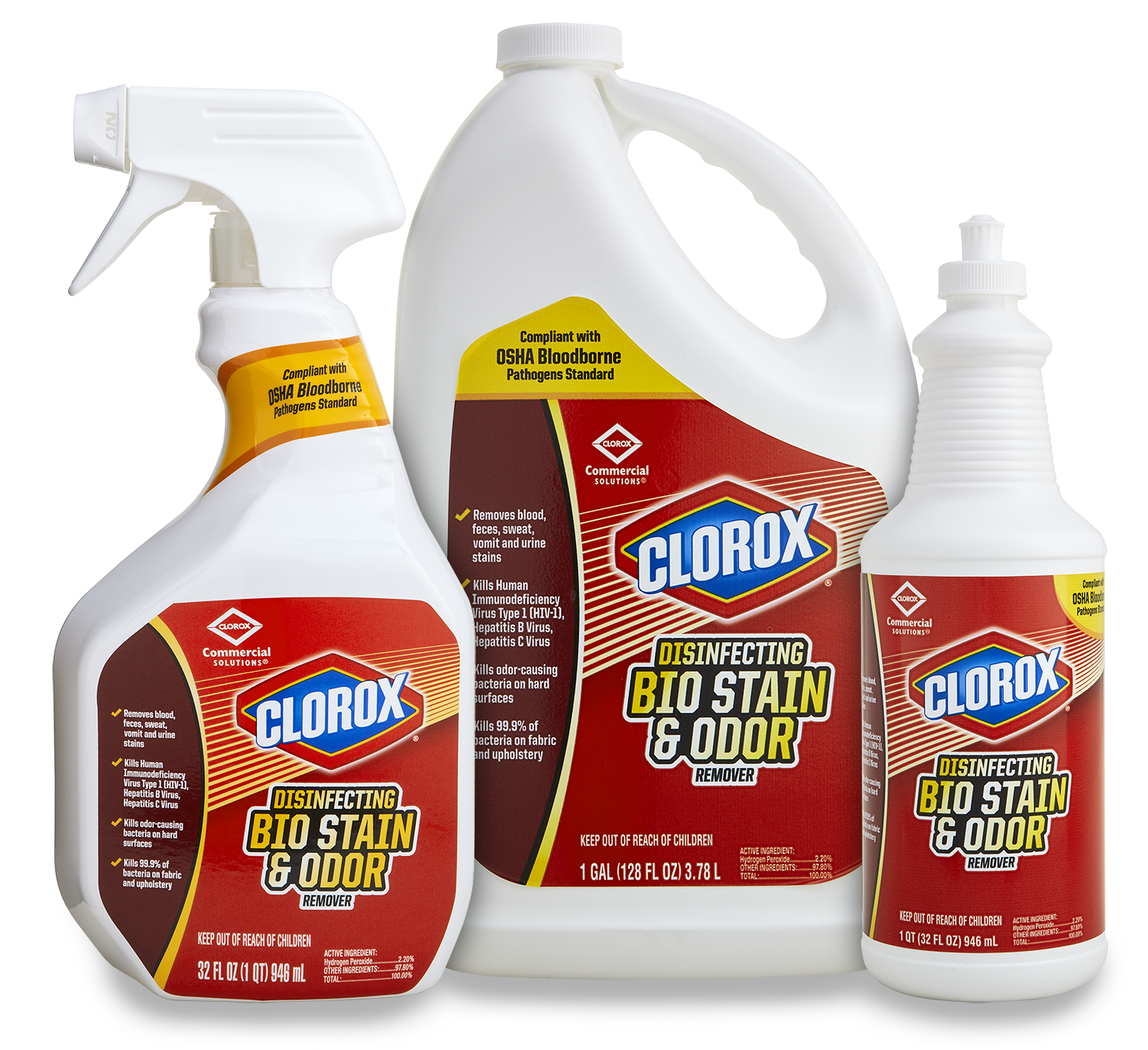 Clorox Disinfecting Bio Stain & Odor Remover tackles the toughest