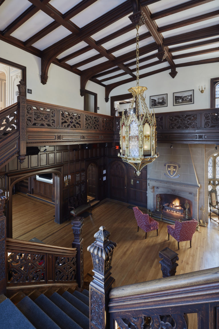 Boston University’s 'Castle' renovated, restored for alumni center