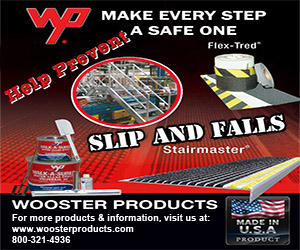 Wooster Products for anti-slip stair and walkway products. 