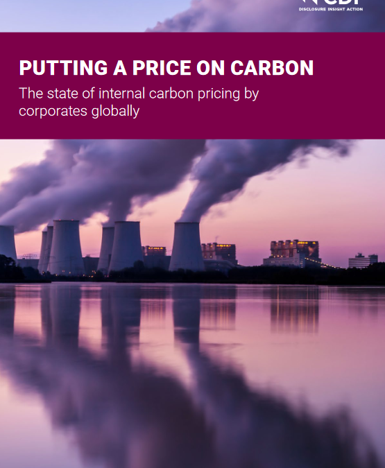 CDP report on carbon costs