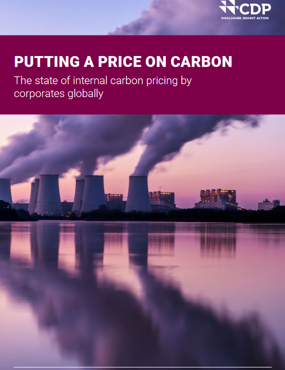 CDP report on carbon costs