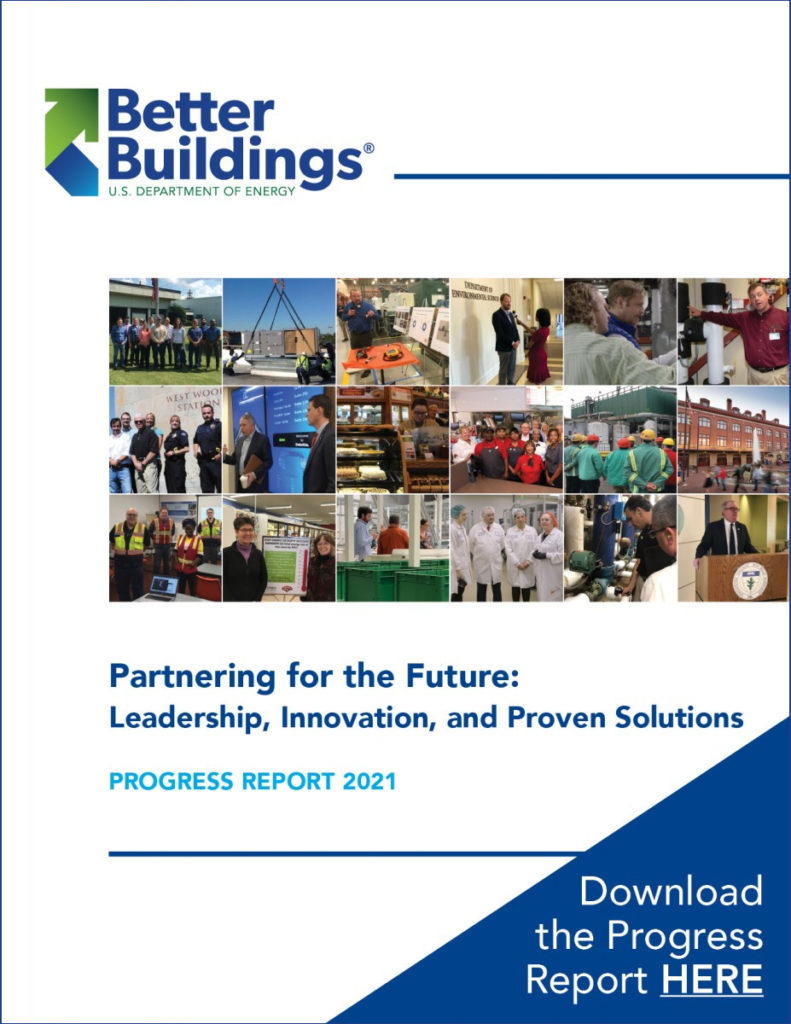 DOE 2021 Better Buildings Progress Report on building energy efficiency