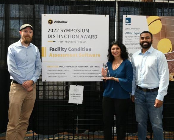 2022 Symposium Distinction Award winner AkitaBox Facility Condition Assessment Software