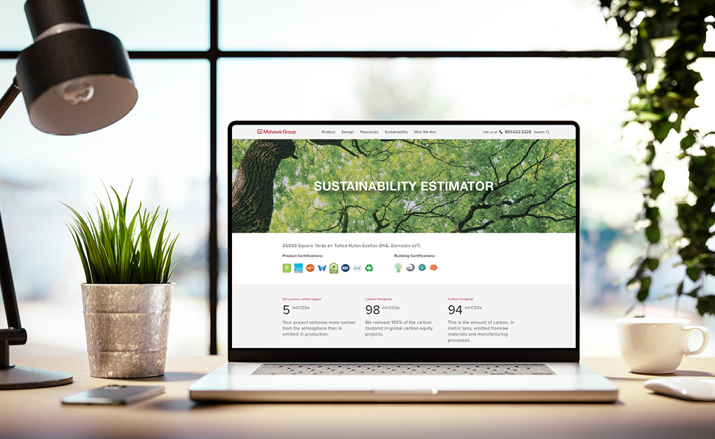 Mohawk Group launches sustainability estimator