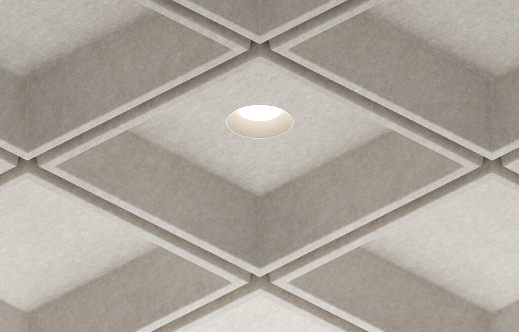 Turf Design's Port acoustic ceiling tiles