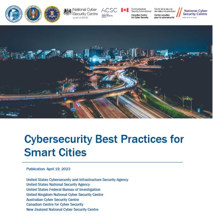 Cybersecurity Best Practices for Smart Cities