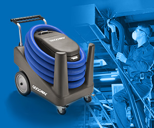 Goodway AQ-RV 450 duct-cleaning vacuum
