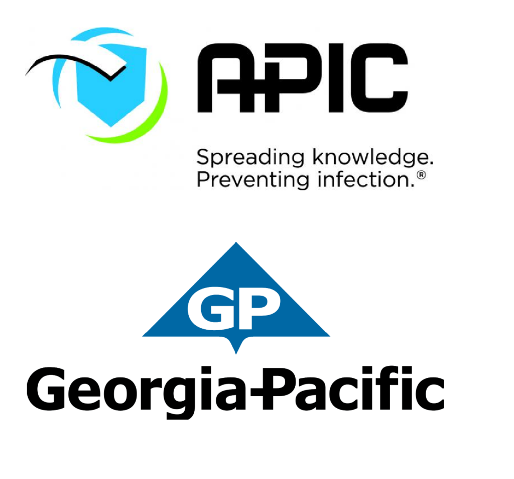 Association for Professionals in Infection Control and Epidemiology (APIC) and  GP PRO logos