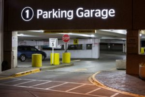 Hospital lighting for parking garages and walkways are often required around the clock, offering energy savings up to 40 percent by transitioning to LED. (Photos courtesy of Cree.)