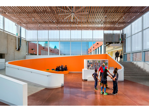Designed by Rogers Partners, The Henderson-Hopkins School in Baltimore was selected as a 2016 recipient of an AIA Institute Honor Award for Architecture.